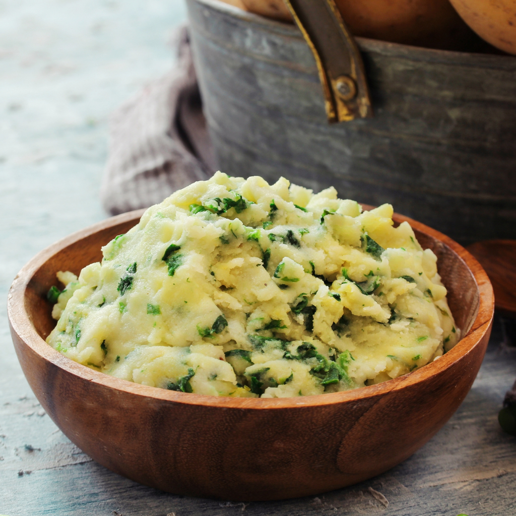 Mashed Potatoes with Garlic Olive Oil